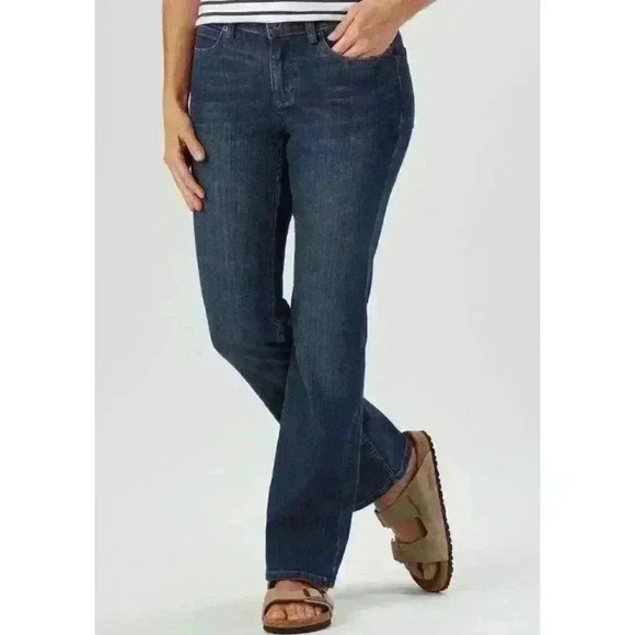 Duluth Trading Company Sz 8x31 Daily Denim Bootcut Jeans Work Appropriate - Picture 1 of 14